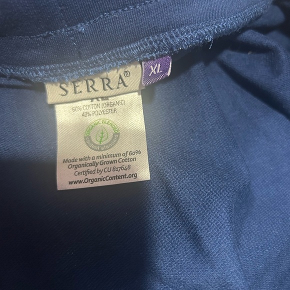 Serra Navy Blue Organic Cotton Skirt #skirt #pockets - Picture 6 of 7
